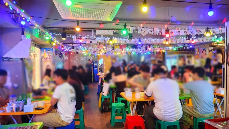 이태원 테라스 포차 추천 | 분위기 맛집 티키타카감성포차 후기 이미지 17
