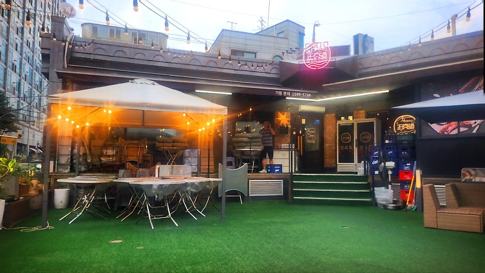 합정 삼겹살 추천 | 합정역 회식 테라스에서 힙한 분위기와 함께 즐기는 합정역 고기집 정육도 후기 이미지 3