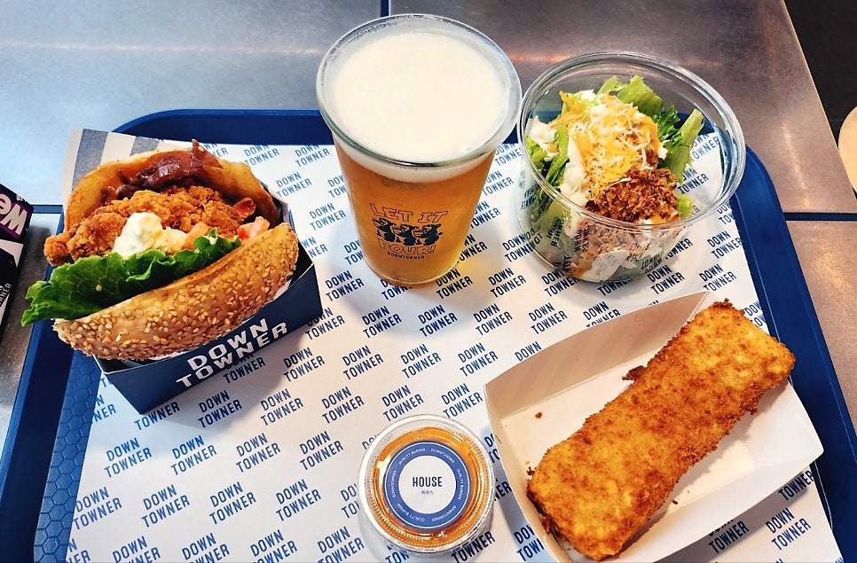여의도 수제버거 추천 | 무료주차 가능한 여의도 햄버거 맛집 다운타우너 여의도점 후기