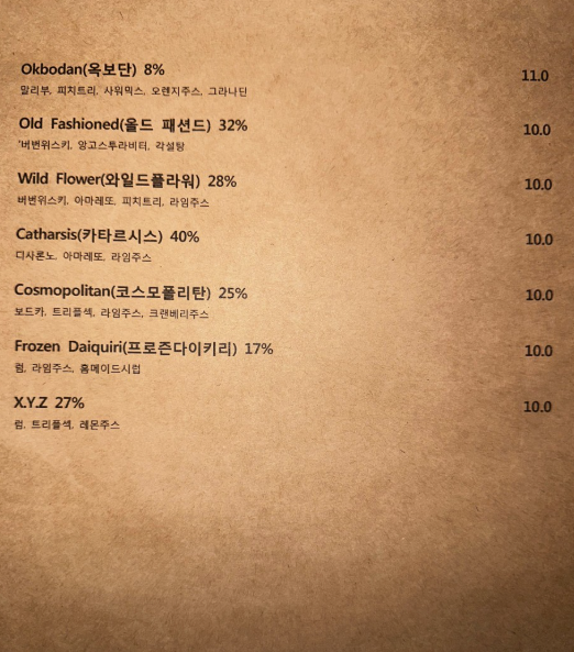 합정 칵테일 추천 | 분위기 좋은 합정 술집 합정 데이트 추천하는 깊은숲 후기 이미지 19