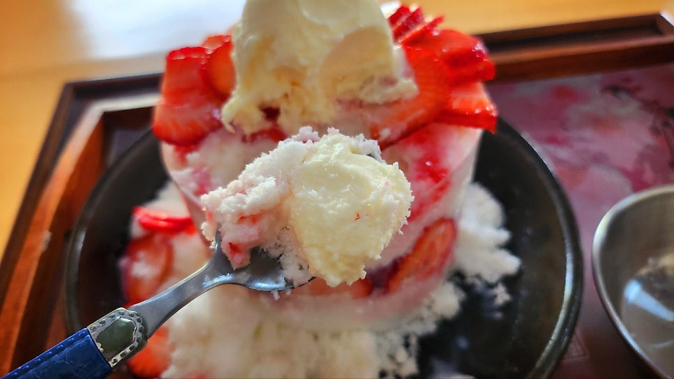 순창 카페 추천 | 광주 한옥 카페 전주 맛집 카페 화양연화에서 생딸기 빙수 후기 이미지 16