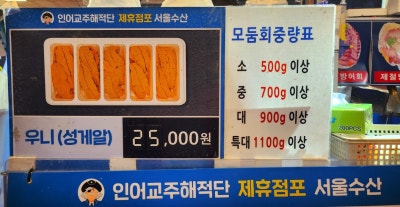 가성비횟집 추천 | 노량진횟집 노량진수산시장 회포장도 가능한 서울수산 후기 이미지 7