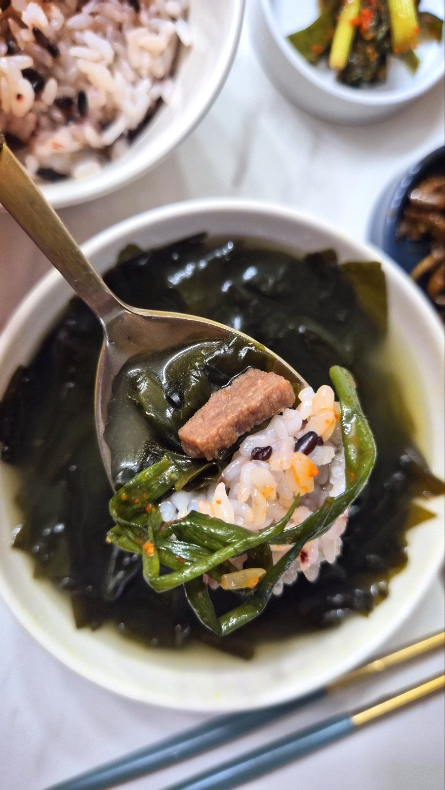직장인 도시락 추천 | 오늘뭐먹지 싶을 때 전자레인지 3분 아침대용 미정당 소고기 미역국 후기 이미지 2