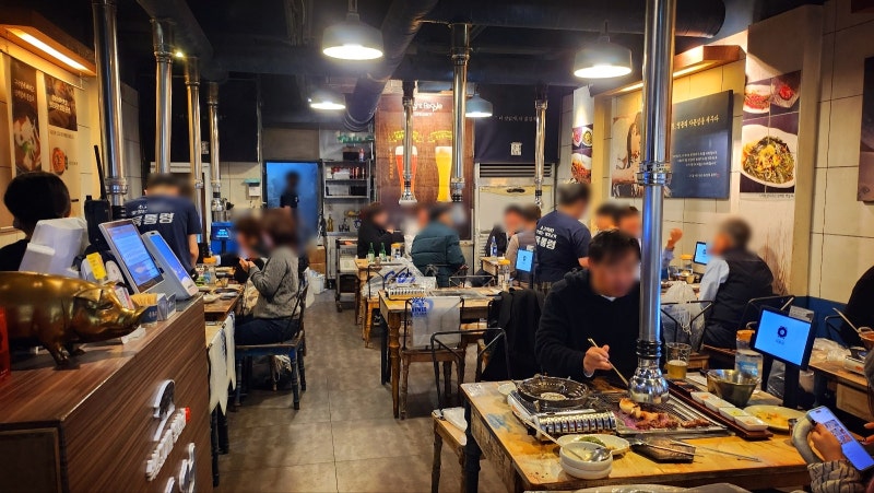 명동역맛집 추천 | 회식장소로 추천하는 서울3대삼겹살집 육통령명동본점 후기 이미지 5