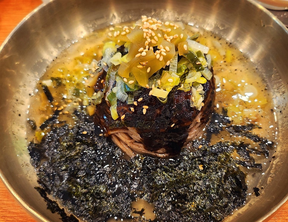 주엽역 맛집 추천 | 일산 백병원 막국수 맛집 일산 데이트 개수리막국수&산골닭갈비 롯데마트 주엽점 후기 이미지 2