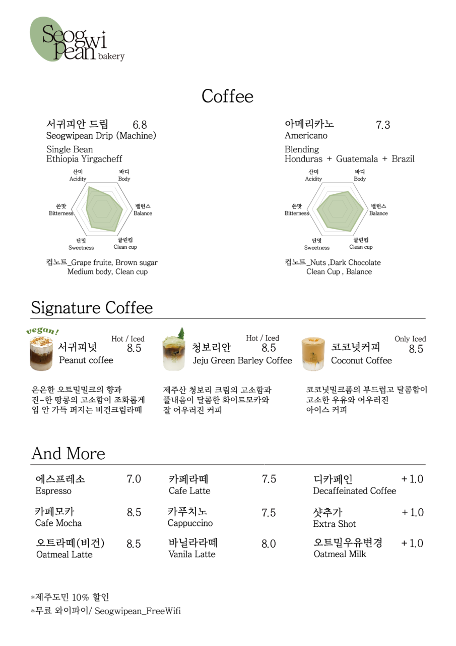 제주 서귀포 오션뷰 카페 추천 | 제주 먹거리 제주도 성산 빵집 서귀피안 베이커리 방문 후기 이미지 20