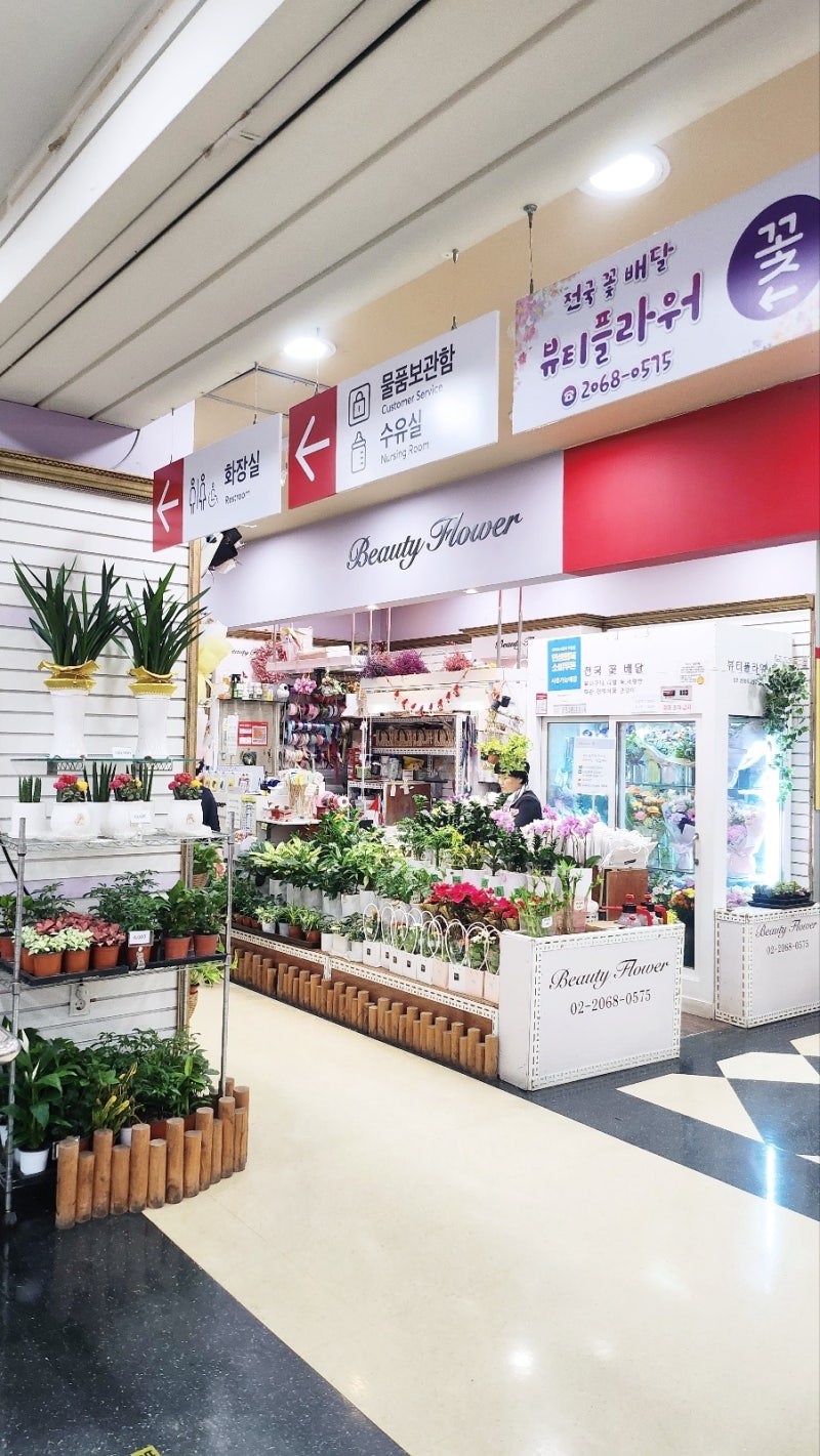 신도림 가성비 꽃집 추천 | 생화도 조화도 큰화분도 작은화분도 없는게 없는 신도림 꽃집 뷰티플라워 홈플러스 신도림점 후기 이미지 11