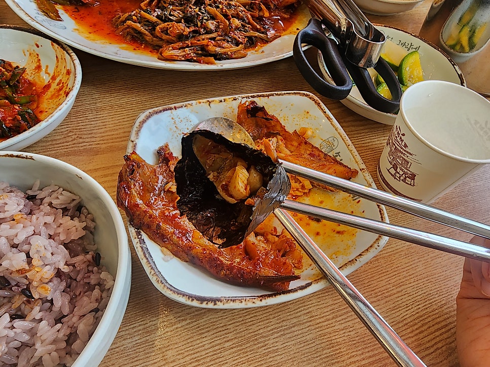 영종 하늘도시 맛집 | 영종도 한식 생선구이 맛집 속초그바람에 명태조림정식 후기 이미지 25