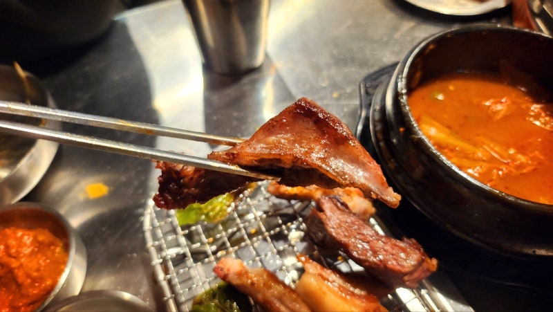 영등포구청역 고기집 맛집 추천 | 회식장소 추천하는 구워주는 고기집 돼지갈비 맛집 초량생갈비 후기 이미지 22
