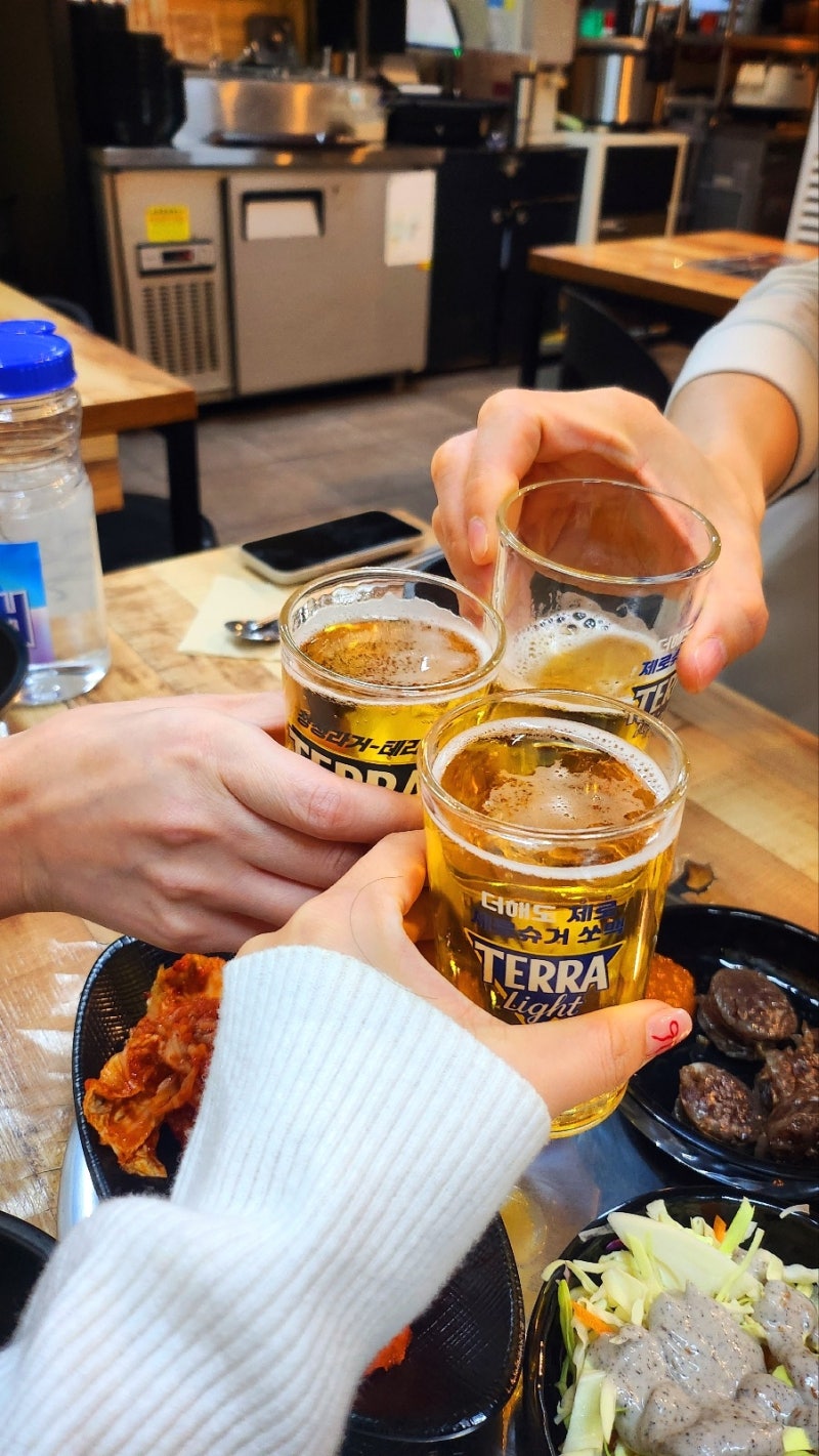 건대 맛집 추천 | 뼈구이가 맛있는 건대 점심도 회식도 가능한 조선솥뚜껑감자탕 후기 이미지 14