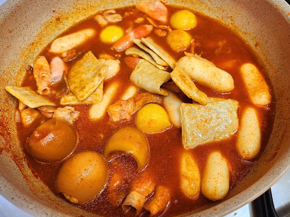 치즈떡볶이 추천 | 밀키트 추천 떡볶이 밀키트 낭만부부 치즈 몽땅 떡볶이 후기 이미지 9
