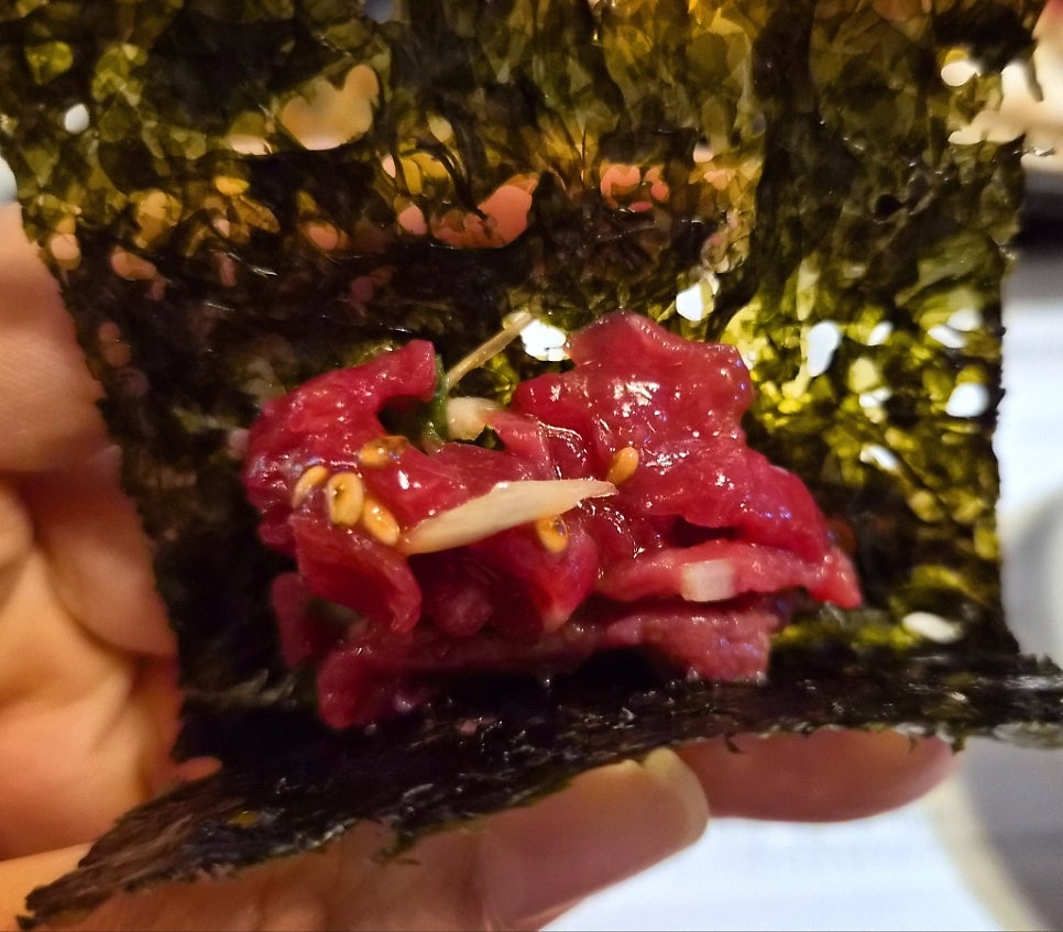여의도 맛집 추천 | 당일도축한 육사시미와 육회 맛집 육회관포차 여의도점 후기 이미지 23